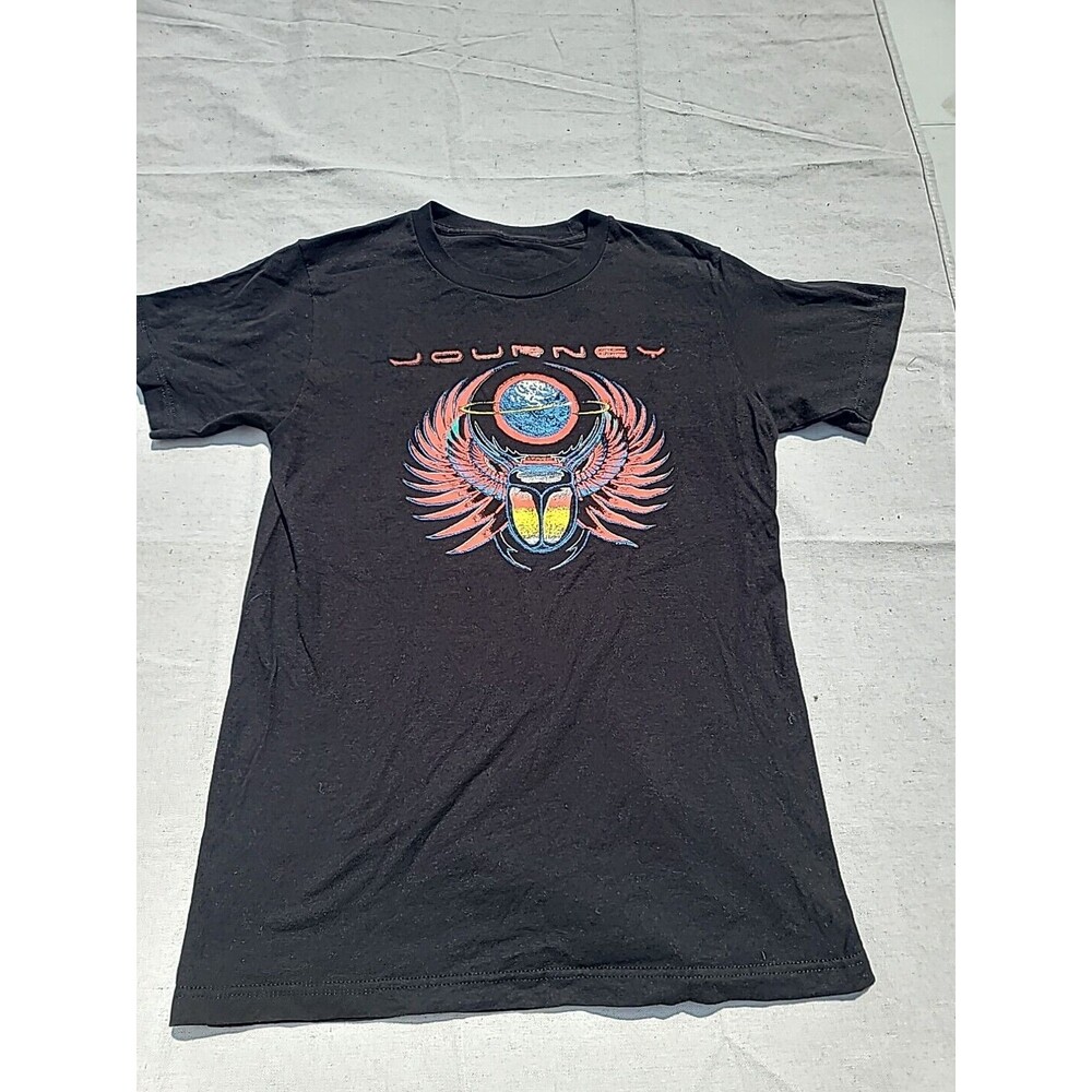 Journey Concert Band Graphic T Shirt Size Small  Black Unisex